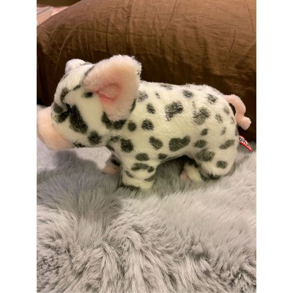 Douglas 10” Pauline Spotted Pig Plush Stuffed Animal polka dot - Picture 1 of 6